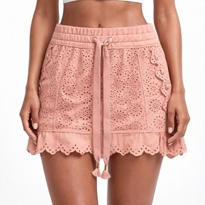🆕️Puma x Fenty By Rihanna Bridal Rose Eyelet Mini Skirt NWT Size M $240